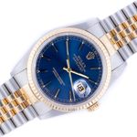 Rolex Datejust 36 16233 (1996) - Blue dial 36 mm Gold/Steel case (1/7)