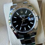 Rolex Datejust 41 126334 (2024) - Zwart wijzerplaat 41mm Staal (1/7)