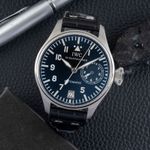 IWC Big Pilot IW500201 (Onbekend (willekeurig serienummer)) - Zwart wijzerplaat 46mm Staal (1/8)