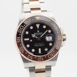 Rolex GMT-Master II 126711CHNR (2019) - Zwart wijzerplaat 40mm Goud/Staal (4/8)