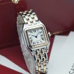 Cartier Panthère W2PN0006 (2021) - White dial 30 mm Gold/Steel case (1/8)