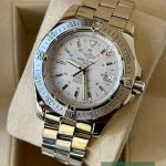 Breitling Colt Automatic A17380 (2006) - White dial 41 mm Steel case (3/7)