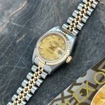 Rolex Lady-Datejust 69173G (1990) - Gold dial 26 mm Gold/Steel case (5/8)