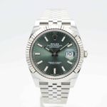 Rolex Datejust 41 126334 (2024) - Groen wijzerplaat 41mm Staal (1/7)