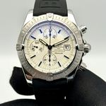 Breitling Chronomat Evolution A13356-045 (2008) - White dial 44 mm Steel case (3/8)