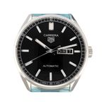 TAG Heuer Carrera Calibre 5 WBN2010.BA0640 (2024) - Zwart wijzerplaat 41mm Staal (1/8)