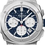 Alpina Alpiner AL-730NS4AE6B (Unknown (random serial)) - Blue dial 41 mm Steel case (1/6)
