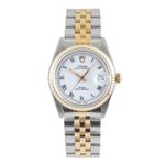 Tudor Prince Oysterdate 74033 (1995) - White dial 34 mm Gold/Steel case (1/8)