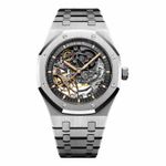 Audemars Piguet Royal Oak Double Balance Wheel Openworked 15407ST.OO.1220ST.01 (2024) - Transparent dial 41 mm Steel case (1/1)