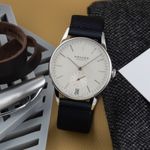 NOMOS Orion Datum 381 (Unknown (random serial)) - White dial 38 mm Steel case (1/8)