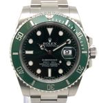 Rolex Submariner Date 116610LV (2015) - Groen wijzerplaat 40mm Staal (1/6)
