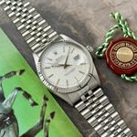 Rolex Datejust 36 16014 (1980) - Zilver wijzerplaat 36mm Staal (1/8)