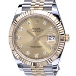 Rolex Datejust 41 126333 (2023) - Champagne wijzerplaat 41mm Goud/Staal (1/8)