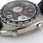 Heuer Autavia 11630 (1972) - Black dial 42 mm Steel case (5/8)