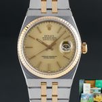 Rolex Datejust Oysterquartz 17013 (1986) - 36mm Goud/Staal (1/8)