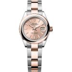 Rolex Lady-Datejust 279161 (2025) - Roze wijzerplaat 28mm Staal (1/1)