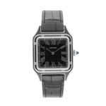 Cartier Santos Dumont WSSA0046 (2023) - Zwart wijzerplaat 44mm Staal (1/5)