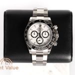 Rolex Daytona 126500LN (2025) - Wit wijzerplaat 40mm Staal (1/6)