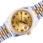 Rolex Datejust 36 16233 (1996) - Champagne dial 36 mm Gold/Steel case (1/8)