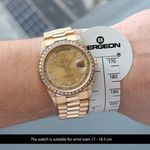 Rolex Day-Date 36 18388 (1991) - Champagne wijzerplaat 36mm Geelgoud (2/8)