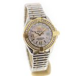 Breitling Cockpit Lady D67365 (2000) - Pearl dial 31 mm Gold/Steel case (5/7)