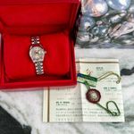 Rolex Lady-Datejust 69174G (1991) - Silver dial 26 mm Steel case (4/8)