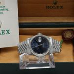 Rolex Datejust 36 16234 (1996) - Blue dial 36 mm Steel case (8/8)