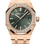 Audemars Piguet Royal Oak Selfwinding 15551OR.ZZ.1356OR.03 (2025) - Green dial 37 mm Rose Gold case (1/1)