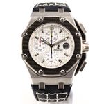 Audemars Piguet Royal Oak Offshore 26030IO.OO.D001IN.01 (2007) - Silver dial 42 mm Titanium case (1/2)