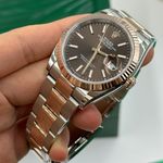 Rolex Datejust 36 126231 (2024) - Brown dial 36 mm Gold/Steel case (6/8)