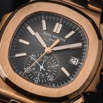 Patek Philippe Nautilus 5980/1R-001 (2013) - Black dial 41 mm Rose Gold case (2/8)