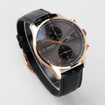 IWC Portuguese Chronograph IW371610 (2021) - Grey dial 41 mm Red Gold case (2/8)