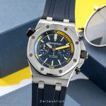 Audemars Piguet Royal Oak Offshore Diver Chronograph 26703ST.OO.A027CA.01 (Onbekend (willekeurig serienummer)) - Blauw wijzerplaat 42mm Staal (1/8)