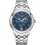 Patek Philippe Annual Calendar 4947/1A-001 (2024) - Blauw wijzerplaat 38mm Staal (1/8)