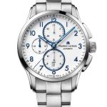 Maurice Lacroix Pontos Chronographe PT6388-SS002-120-1 (2024) - White dial 43 mm Steel case (2/3)