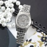 Rolex Lady-Datejust 69174 (1990) - 26mm Staal (1/8)