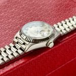 Rolex Lady-Datejust 69179 (1990) - Zilver wijzerplaat 26mm Witgoud (6/8)