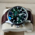 IWC Pilot Chronograph IW378005 (2024) - Groen wijzerplaat 43mm Staal (4/7)