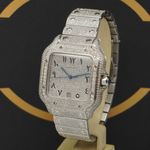 Cartier Santos WSSA0018 (2020) - Diamond dial 40 mm Steel case (2/7)