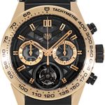 TAG Heuer Carrera Heuer-02T CAR5A5Z.FC6377 (Onbekend (willekeurig serienummer)) - Transparant wijzerplaat 45mm Titanium (1/2)