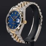 Rolex Datejust 36 16233 (1989) - Blue dial 36 mm Gold/Steel case (4/8)