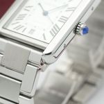Cartier Tank Solo W5200028 (2016) - Silver dial 31 mm Steel case (6/8)