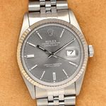 Rolex Datejust 36 16014 (1981) - Grey dial 36 mm Steel case (1/8)
