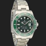 Rolex Submariner Date 116610LV (2016) - Groen wijzerplaat 40mm Staal (4/8)