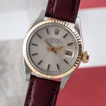 Rolex Lady-Datejust 6917 (Unknown (random serial)) - Silver dial 26 mm Gold/Steel case (3/8)