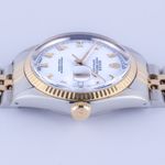 Rolex Datejust 36 16013 (1986) - White dial 36 mm Gold/Steel case (6/7)