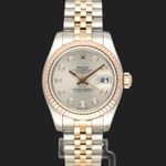 Rolex Lady-Datejust 179171 (2008) - Silver dial 26 mm Gold/Steel case (3/8)