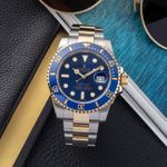 Rolex Submariner Date 116613LB (Unknown (random serial)) - Blue dial 40 mm Gold/Steel case (1/8)