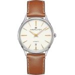 Hamilton Jazzmaster Thinline H38525512 (2025) - Wit wijzerplaat 40mm Staal (1/1)