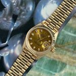 Rolex Lady-Datejust 69178G (1991) - Gold dial 26 mm Yellow Gold case (4/8)